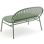 Зелёная скамья из стали Goodwin Metal Bench Green варинант исполнения - 10 | Loft Concept в Новосибирске