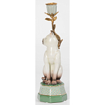 Подсвечник в виде кошки из фарфора с бронзовыми элементами Paradise Cat варинант исполнения - 3 | Loft Concept в Новосибирске