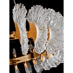 Люстра круглая с фактурными элементами в виде ракушек Inspired Sea варинант исполнения - 3 | Loft Concept в Новосибирске