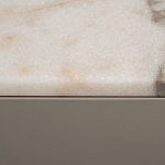 Тумба под телевизор серая с мраморной столешницей Uniqueness Marble варинант исполнения - 6 | Loft Concept в Новосибирске