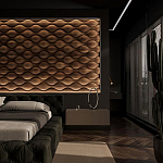 Гипсовая 3D панель с принтографией PM-108 варинант исполнения - 4 | Loft Concept в Новосибирске