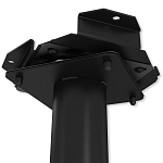 Барный стул вращающийся со спинкой и подлокотниками Douglas Rhombus Синий Велюр варинант исполнения - 6 | Loft Concept в Новосибирске