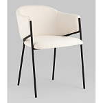 Стул Brace букле белый варинант исполнения - 1 | Loft Concept в Новосибирске