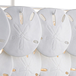 Люстра овальной формы с белыми подвесными элементами White Natural Lines варинант исполнения - 2 | Loft Concept в Новосибирске