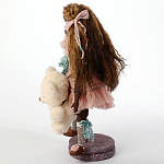 Авторская кукла Девочка с медвежонком варинант исполнения - 3 | Loft Concept в Новосибирске