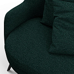 Мебельная ткань Шенилл темно-зеленый цвет 138 см T4-36 варинант исполнения - 12 | Loft Concept в Новосибирске