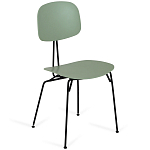 Стул на металлических ножках Travis Chair Green варинант исполнения - 1 | Loft Concept в Новосибирске
