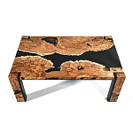 Кофейный Стол River in Autumn Elm Resin Coffee Table варинант исполнения - 2 | Loft Concept в Новосибирске