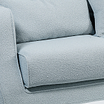 Диван Seldon с мягкими подушками голубое букле варинант исполнения - 5 | Loft Concept в Новосибирске