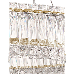 Люстра подвесная круглая из прозрачного хрусталя с золотым корпусом Selfsufficient варинант исполнения - 8 | Loft Concept в Новосибирске