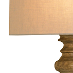 Бра светодиодное с тканевым абажуром на фигурном основании Undercut варинант исполнения - 1 | Loft Concept в Новосибирске