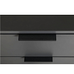 Комод цвета графит с 3-мя ящиками Strict Lines  варинант исполнения - 5 | Loft Concept в Новосибирске