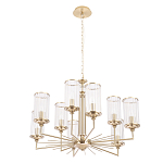 Люстра с 9-ю цилиндрическими стеклянными плафонами Jeanette варинант исполнения - 1 | Loft Concept в Новосибирске