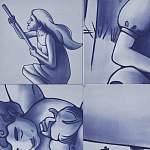 Плитка с рисунком Первый сон варинант исполнения - 3 | Loft Concept в Новосибирске