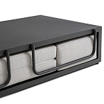 Садовый диван на каркасе из алюминия Petro варинант исполнения - 6 | Loft Concept в Новосибирске