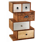 Тумба необычной формы с выдвижными ящиками Shift варинант исполнения - 1 | Loft Concept в Новосибирске