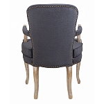 Кресло Aubrey Classical Armchair dark grey velour варинант исполнения - 3 | Loft Concept в Новосибирске