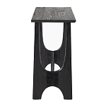 Консоль деревянная чёрная Black Tanner варинант исполнения - 2 | Loft Concept в Новосибирске