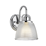 Бра с прозрачным рифленым плафоном в форме колокола Quoizel варинант исполнения - 1 | Loft Concept в Новосибирске