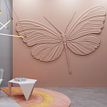 Барельеф BUTTERFLY варинант исполнения - 2 | Loft Concept в Новосибирске
