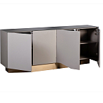 Комод со стеклянной столешницей и с выдвижными ящиками Minimalist Accent варинант исполнения - 2 | Loft Concept в Новосибирске