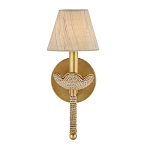 Бра из кованого железа с отделкой плетеной веревкой и сусальным золотом Parisian Style варинант исполнения - 4 | Loft Concept в Новосибирске