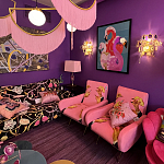 Картина Фламинго вышивка бисер Flamingo Beaded Wall Art варинант исполнения - 1 | Loft Concept в Новосибирске