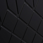 Комод черный округлой формы с рельефным фасадом Black Cut варинант исполнения - 5 | Loft Concept в Новосибирске