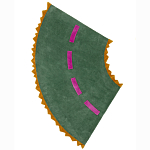 Дизайнерский ковер с изображением дороги Poltronova Autostrada Rug варинант исполнения - 1 | Loft Concept в Новосибирске