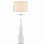 Торшер белый с фигурным каркасом Bleached Element варинант исполнения - 1 | Loft Concept в Новосибирске