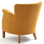 Кресло велюровое на ножках из массива ясеня Jessie Armchair варинант исполнения - 4 | Loft Concept в Новосибирске