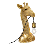 Настольная лампа в детскую Жираф в золотом костюме варинант исполнения - 1 | Loft Concept в Новосибирске