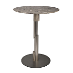 Стол барный круглый высокий с полосатым узором Zebroids варинант исполнения - 1 | Loft Concept в Новосибирске