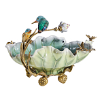 Чаша в виде листка лотоса с птицами Eden Garden варинант исполнения - 4 | Loft Concept в Новосибирске