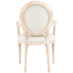 Стул с подлокотниками из массива бука бежевый Solid Luxury варинант исполнения - 2 | Loft Concept в Новосибирске