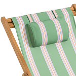 Шезлонг из акации и ткани Venezuela варинант исполнения - 8 | Loft Concept в Новосибирске