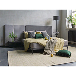 Кровать с большим мягким изголовьем Unity Dark Grey Bed варинант исполнения - 6 | Loft Concept в Новосибирске