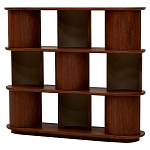 Стеллаж Zacharie Brown Wood Rack варинант исполнения - 1 | Loft Concept в Новосибирске