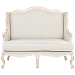 Диван двухместный из массива бука бежевый Solid Luxury варинант исполнения - 1 | Loft Concept в Новосибирске