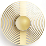 Бра в виде металлического диска Amadis Gold Wall Lamp варинант исполнения - 3 | Loft Concept в Новосибирске