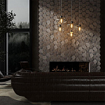 Гипсовая 3D панель с принтографией PM-47 варинант исполнения - 1 | Loft Concept в Новосибирске