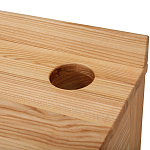 Рабочий стол из массива ясеня Marleen Wooden Desk варинант исполнения - 2 | Loft Concept в Новосибирске