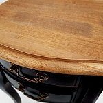 Консоль маленькая из массива березы с 2-мя ящиками в стиле прованс Vintage варинант исполнения - 3 | Loft Concept в Новосибирске