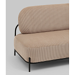 Диван Стоун велюр рельефный бежевый варинант исполнения - 2 | Loft Concept в Новосибирске