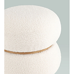 Пуф Полли S тедди белый варинант исполнения - 3 | Loft Concept в Новосибирске