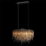 Люстра подвесная с металлическими цепочками и изогнутыми металлическими дугами 72 см Atlantis Chain варинант исполнения - 3 | Loft Concept в Новосибирске