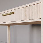 Элегантная Консоль Primo с выдвижным ящиком Светлый дуб варинант исполнения - 3 | Loft Concept в Новосибирске