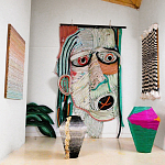 Арт-Объект плетеный из нитей большой портрет Joana Schneider  варинант исполнения - 1 | Loft Concept в Новосибирске