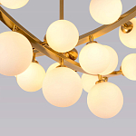 Люстра подвесная фигурная с белыми лампами в форме шара Felicitat варинант исполнения - 3 | Loft Concept в Новосибирске
