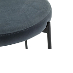 Стул металлический с мягкой спинкой и сиденьем из велюра Alfie Chair варинант исполнения - 7 | Loft Concept в Новосибирске